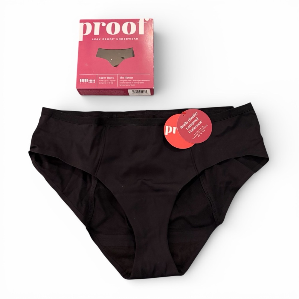 New Proof‎ Leak Proof Underwear Black The Hipster - L